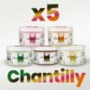 Lots de 5 chantilly