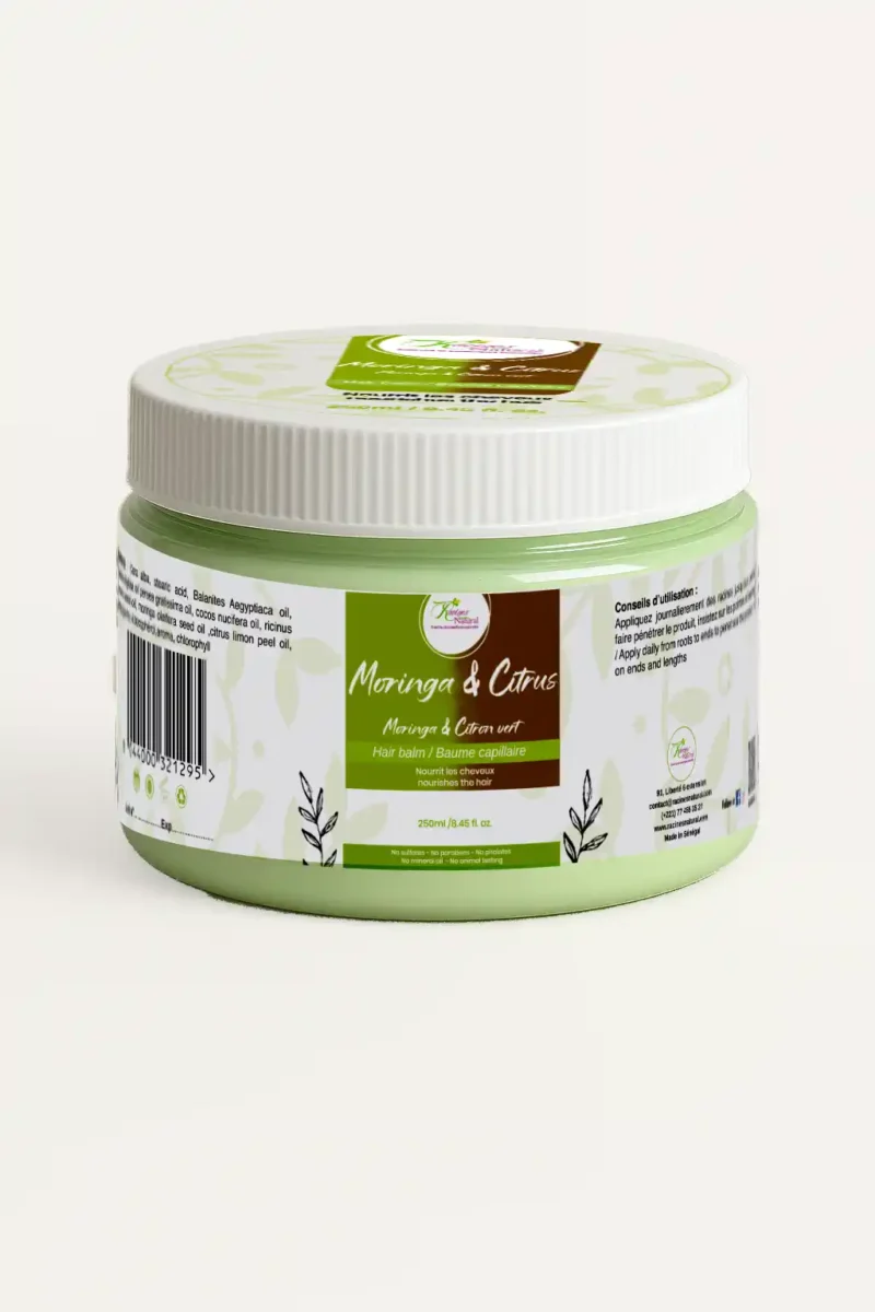 BAUME CAPILLAIRE MORINGA ET CITRON VERT / HAIR BALM- MORINGA AND CITRUS