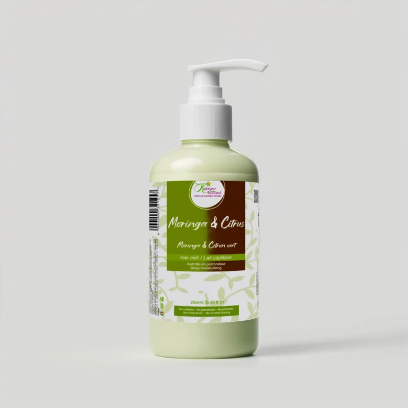 LAIT CAPILLAIRE MORINGA ET CITRON VERT /  HAIR MILK MORINGA AND CITRUS