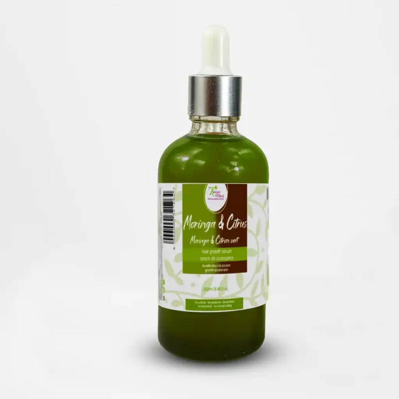 SERUM DE CROISSANCE – MORINGA ET CITRON VERT /  HAIR GROWTH SERUM –MORINGA AND CITRUS